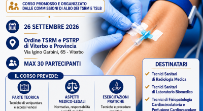 Aggiornarsi per non fermarsi: a Viterbo il Corso Teorico-Pratico di Venipuntura